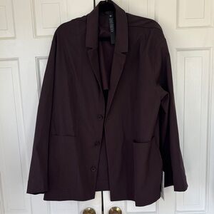 LULU LEMON RELXED FIT TWILL BLAZER